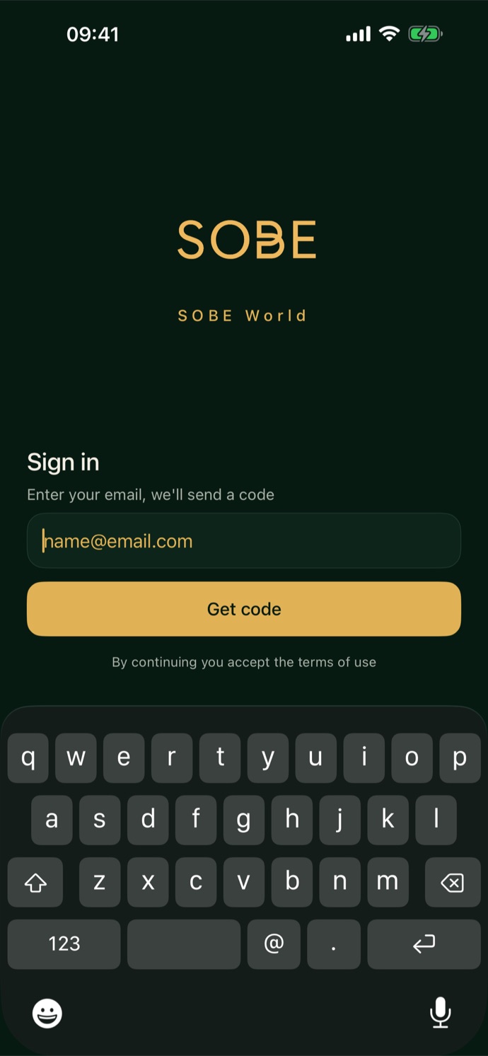 Sign in with email