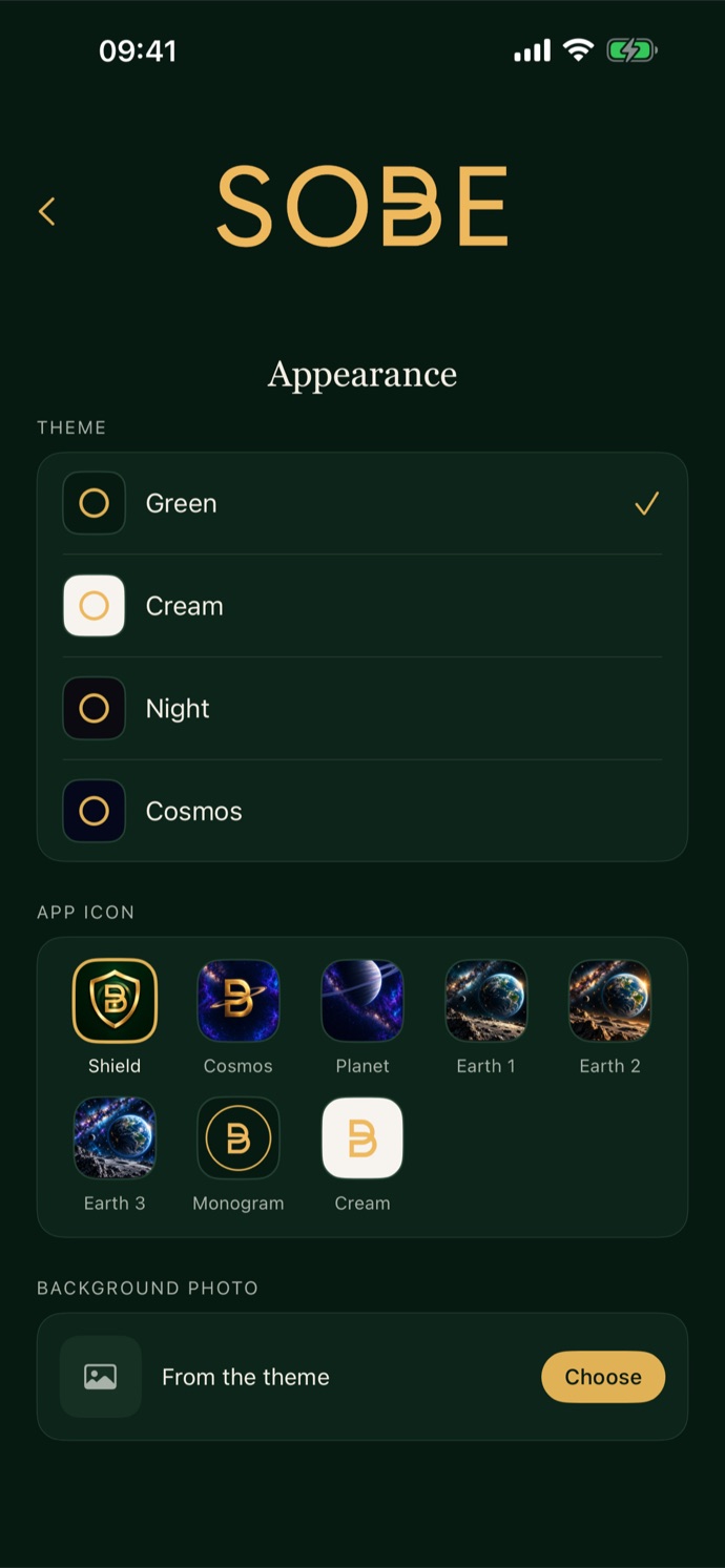 Themes and icons