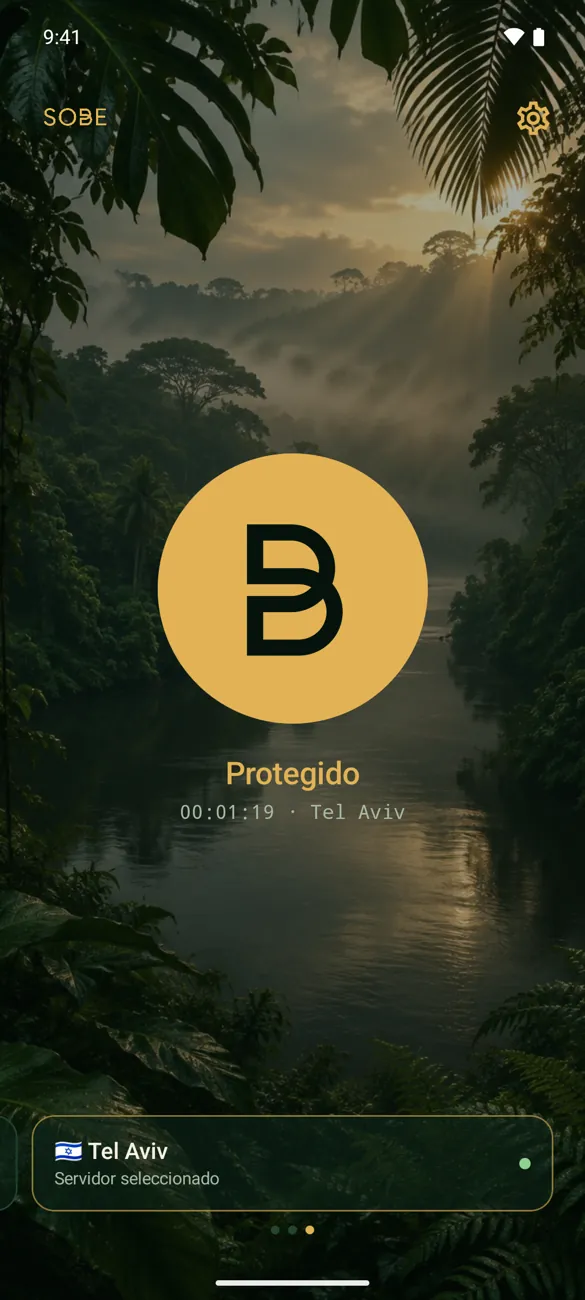 World by SOBE en Android: conectada, con el tema Amazonia